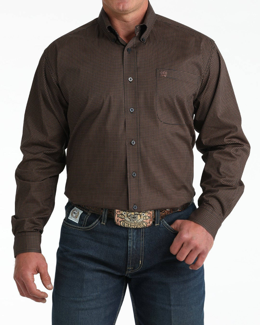 Cinch Stretch Classic Fit Button-Down Western Shirt