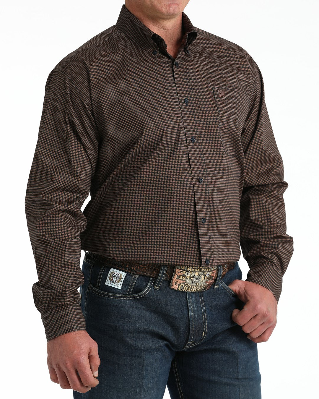 Cinch Stretch Classic Fit Button-Down Western Shirt