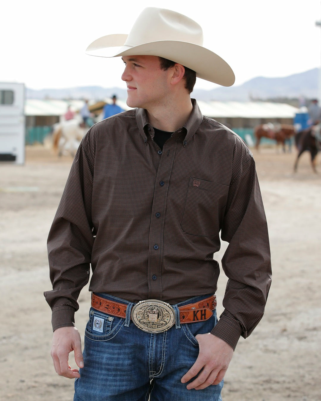 Cinch Stretch Classic Fit Button-Down Western Shirt