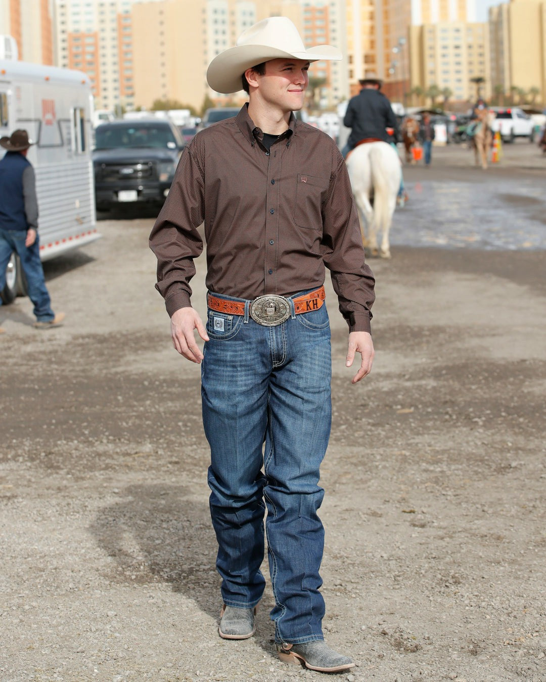 Cinch Stretch Classic Fit Button-Down Western Shirt