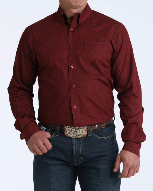 Cinch Men’s Modern Fit Button-Down Western Shirt