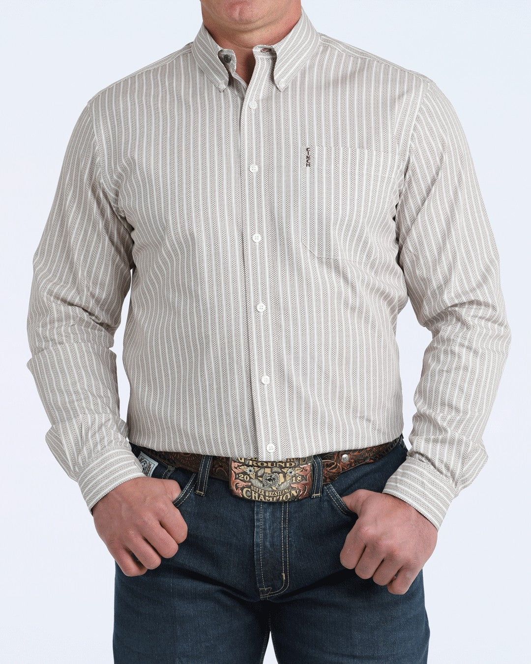 Cinch Men’s Modern Fit Button-Down Western Shirt