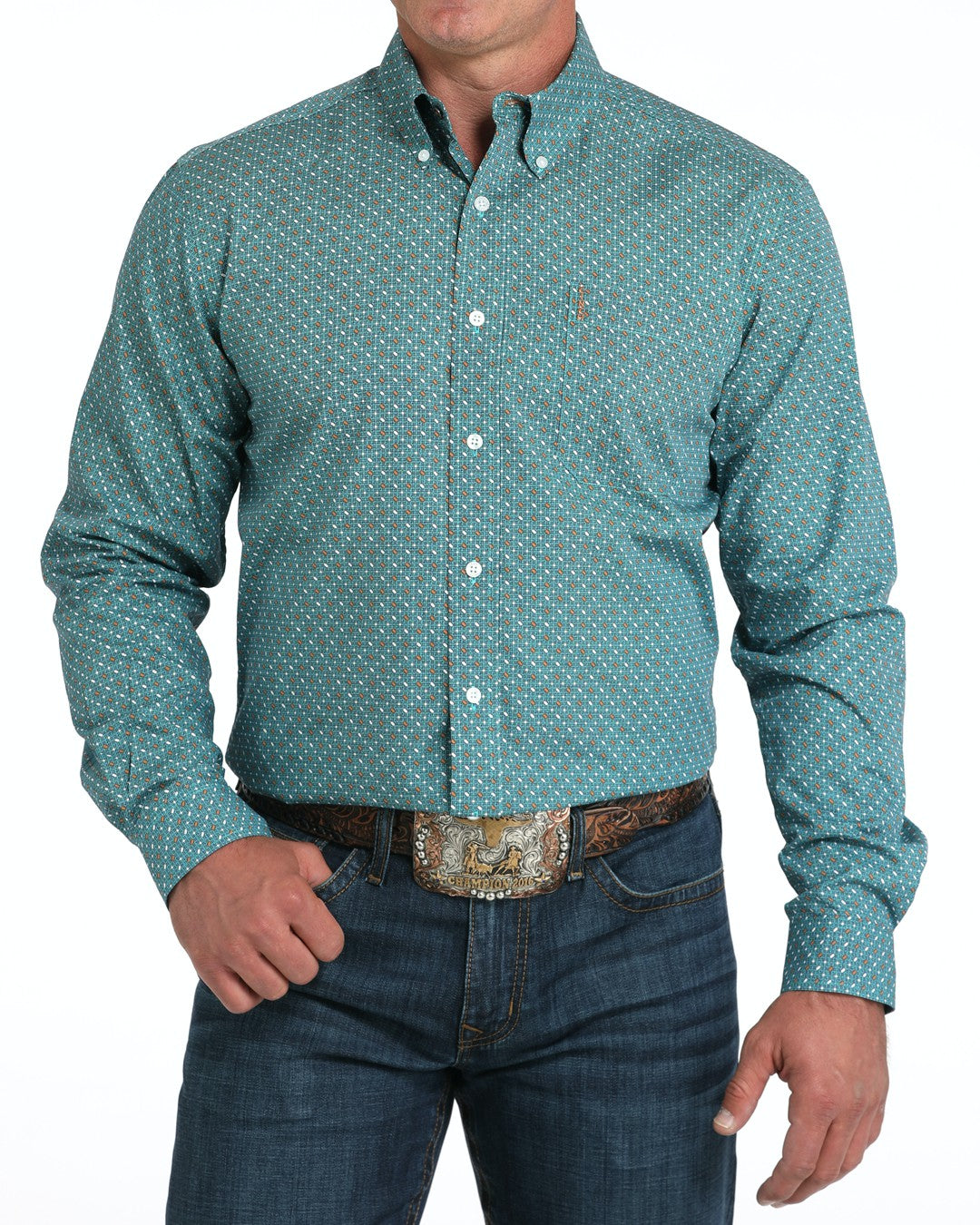 Cinch Men’s Modern Fit Button-Down Western Shirt