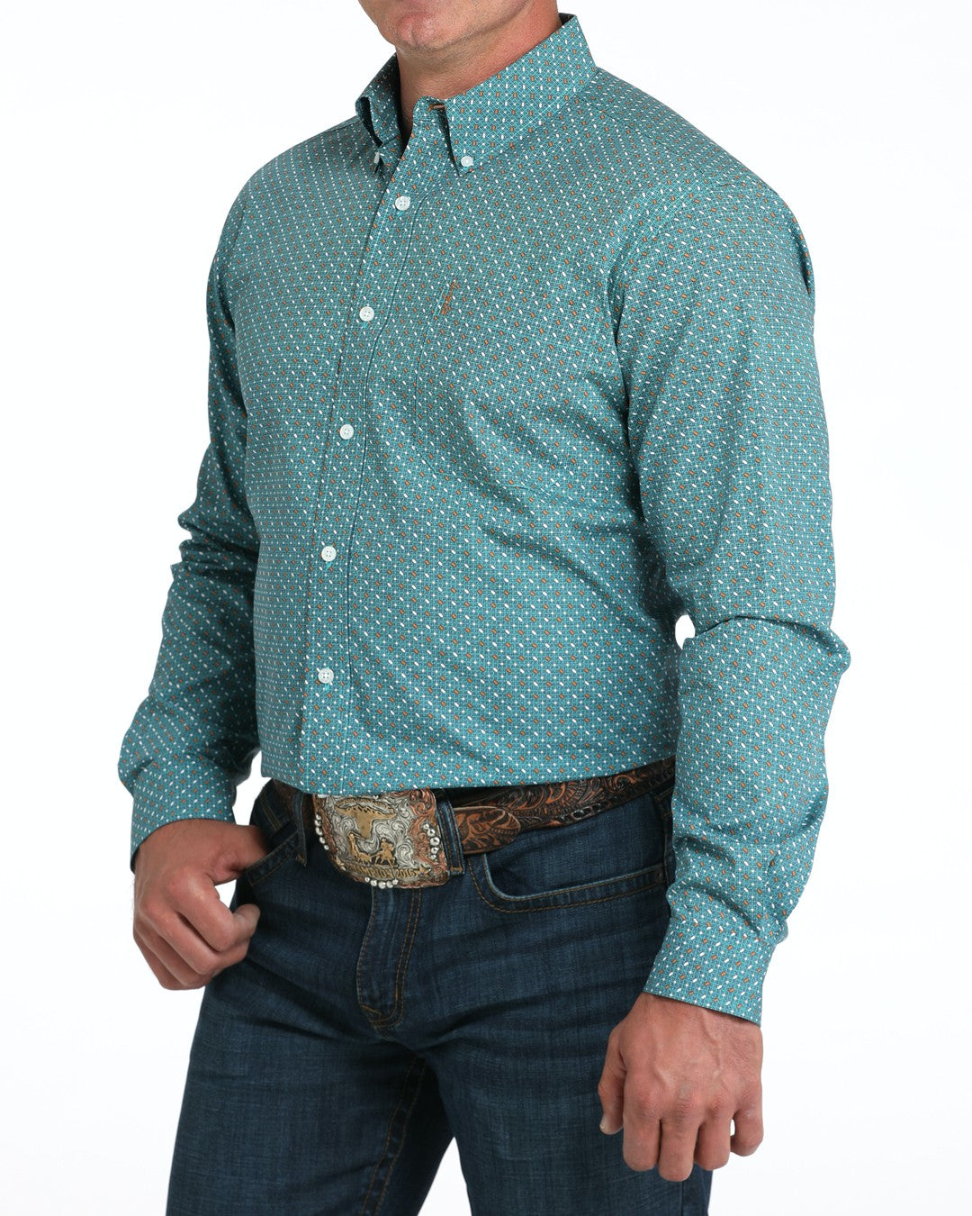 Cinch Men’s Modern Fit Button-Down Western Shirt