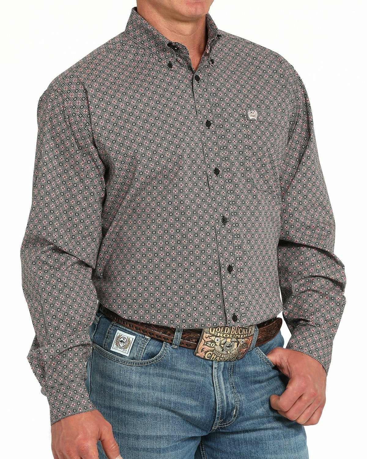 Cinch Stretch Classic Fit Button-Down Western Shirt