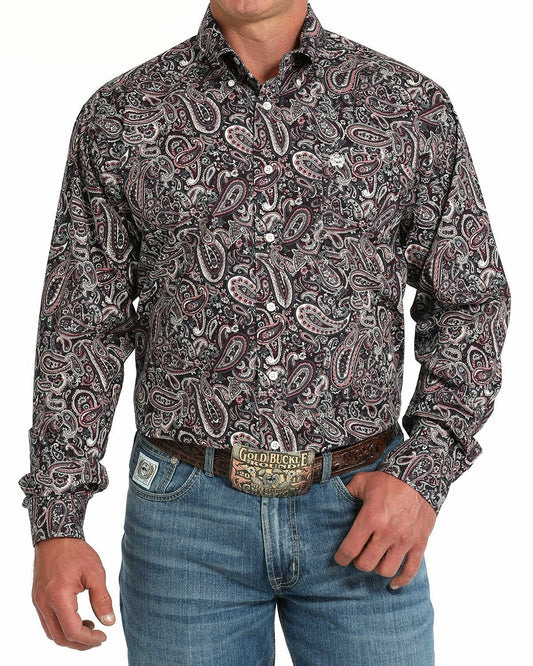 Cinch Paisley Classic Fit Button-Down Western Shirt