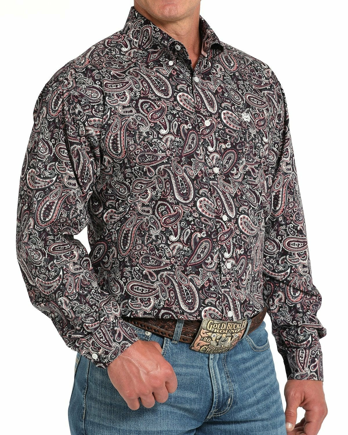 Cinch Paisley Classic Fit Button-Down Western Shirt