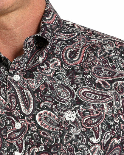 Cinch Paisley Classic Fit Button-Down Western Shirt