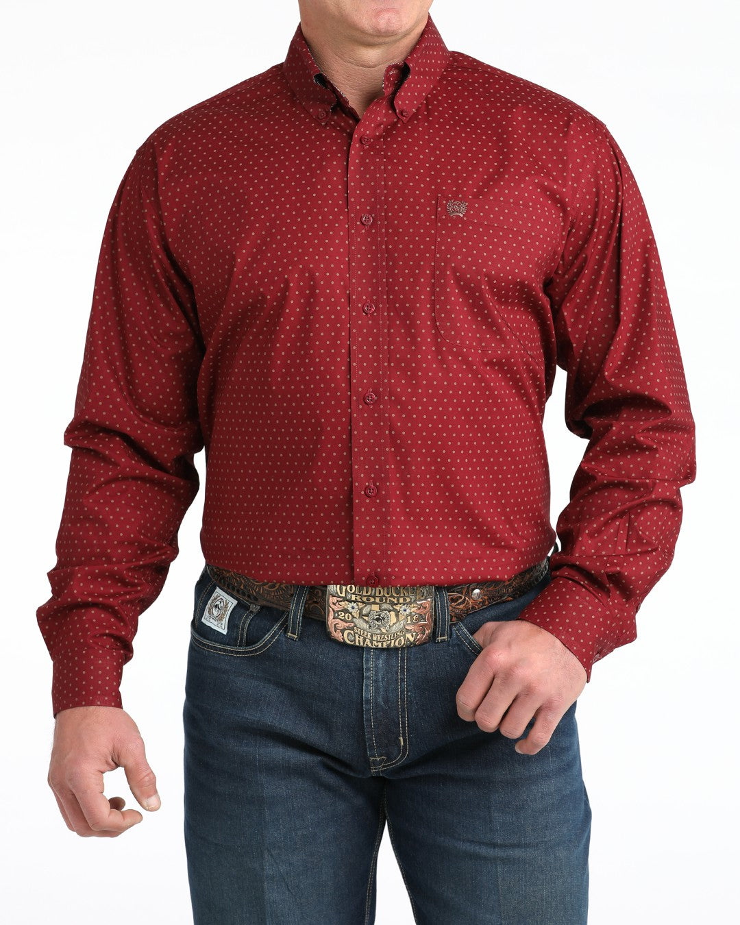 Cinch Stretch Classic Fit Button-Down Western Shirt