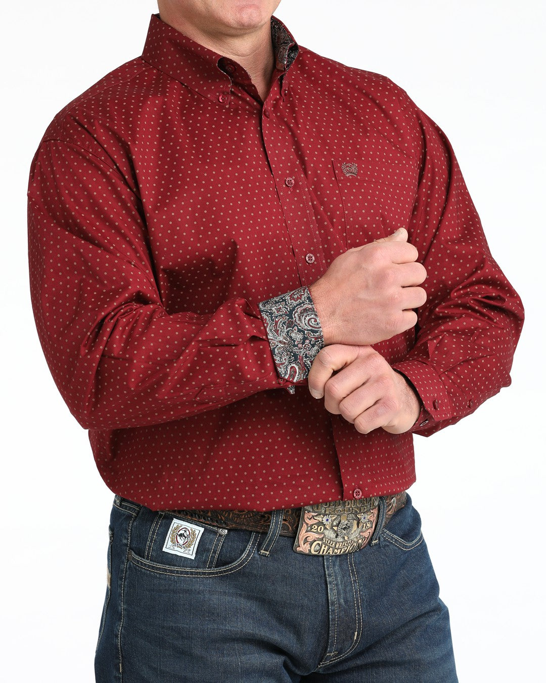 Cinch Stretch Classic Fit Button-Down Western Shirt