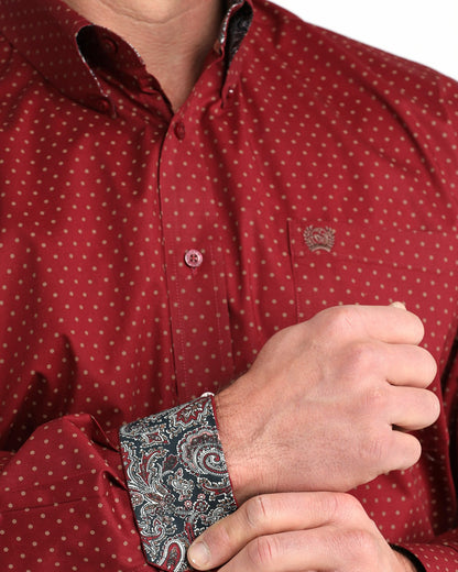 Cinch Stretch Classic Fit Button-Down Western Shirt