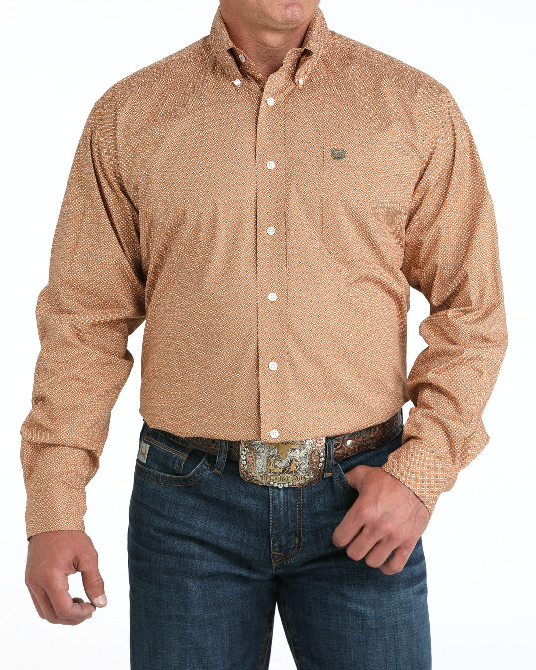 Cinch Stretch Classic Fit Button-Down Western Shirt
