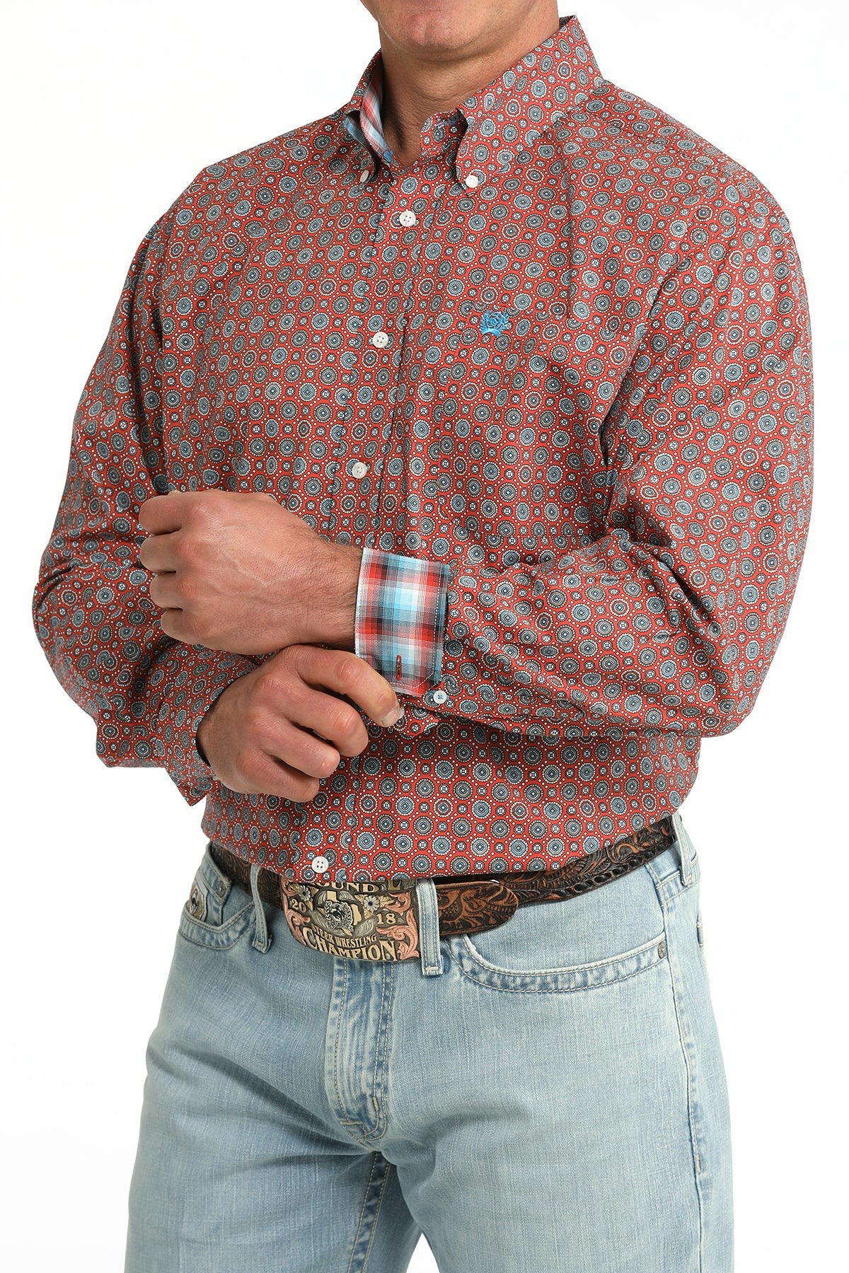 Cinch Stretch Classic Fit Button-Down Western Shirt