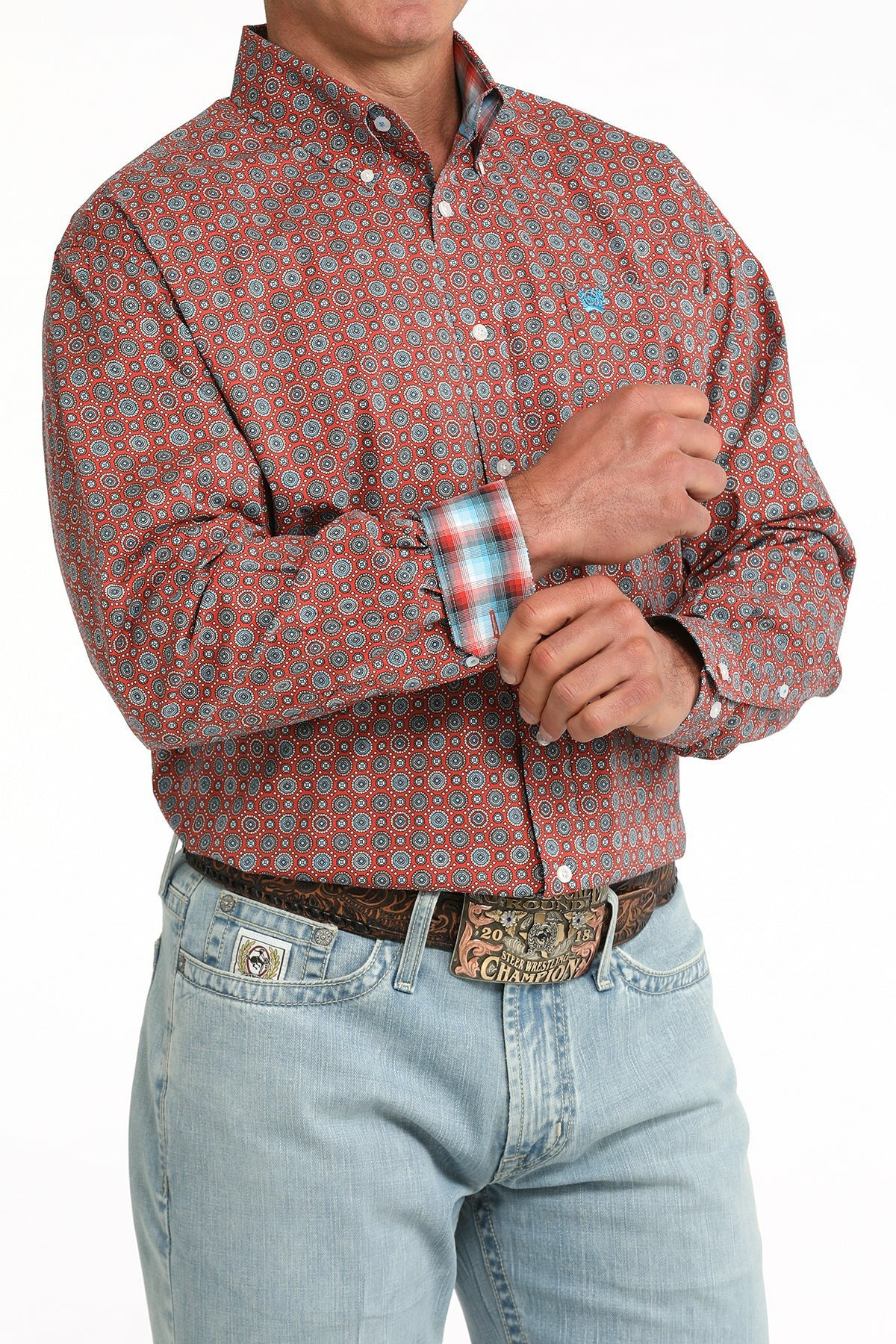 Cinch Stretch Classic Fit Button-Down Western Shirt