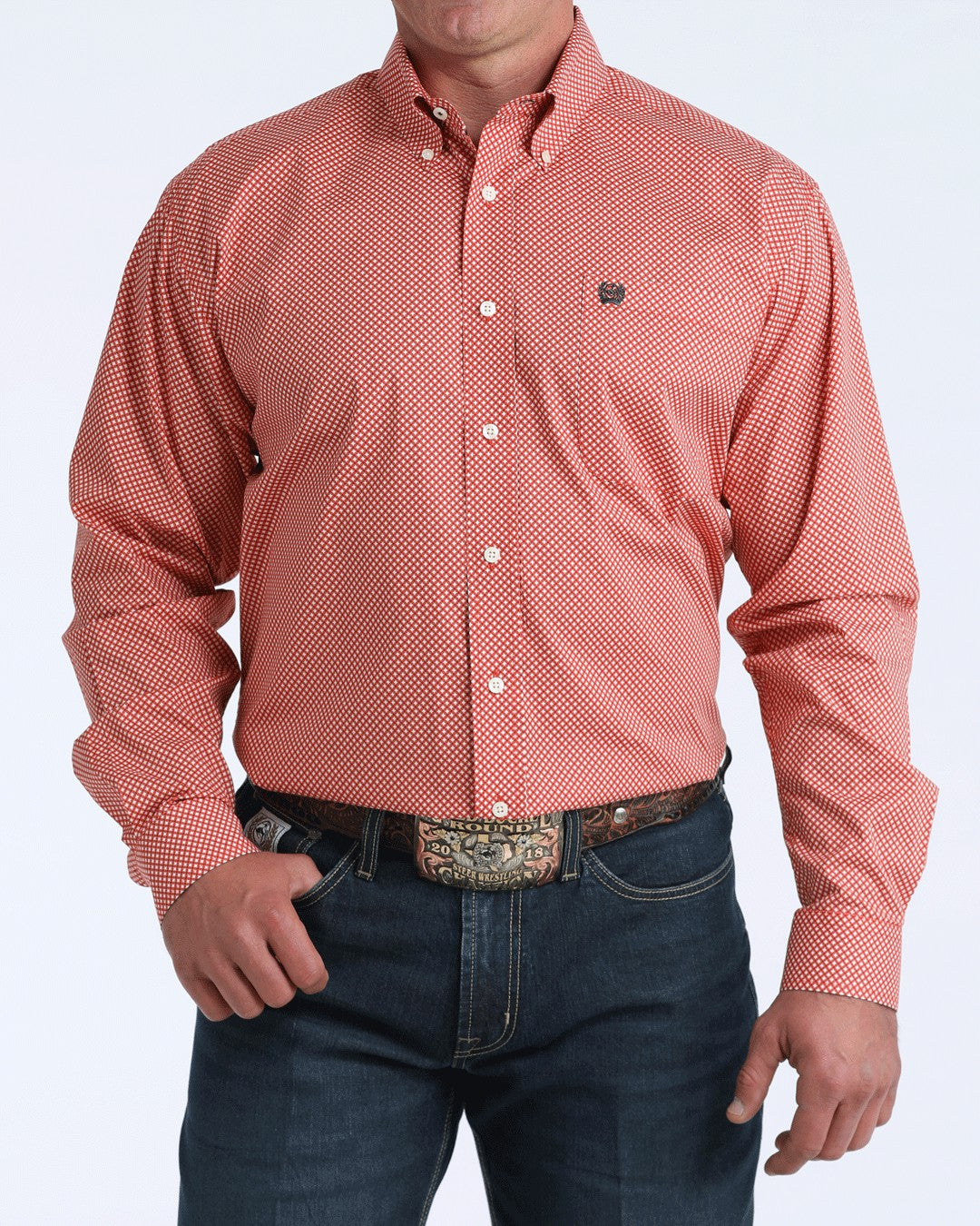 Cinch Stretch Classic Fit Button-Down Western Shirt