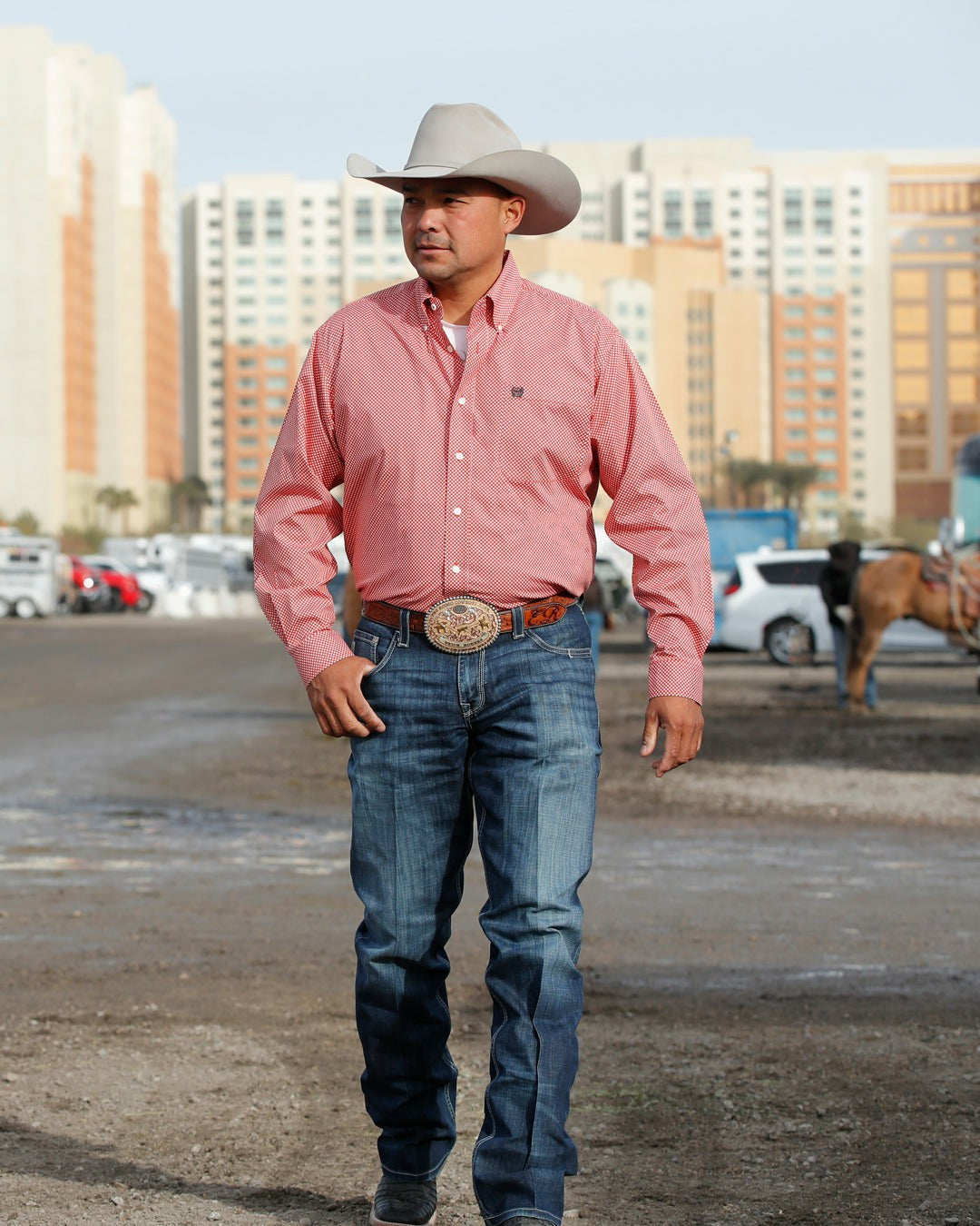 Cinch Stretch Classic Fit Button-Down Western Shirt