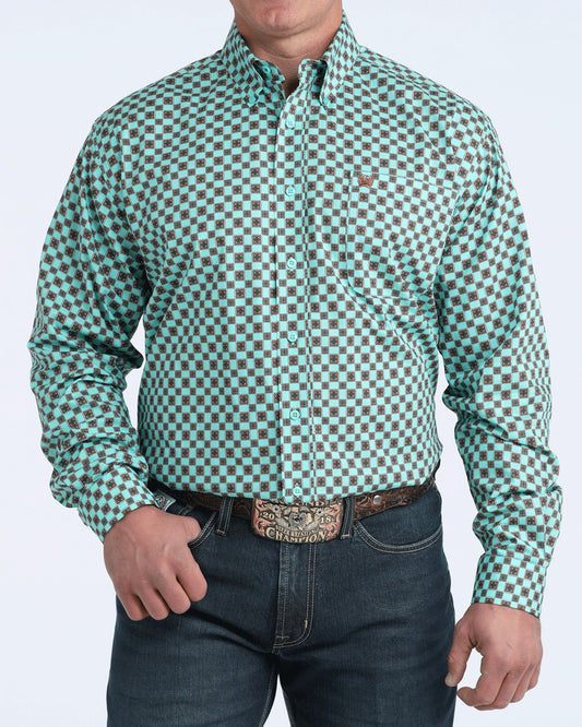 Cinch Stretch Classic Fit Button-Down Western Shirt