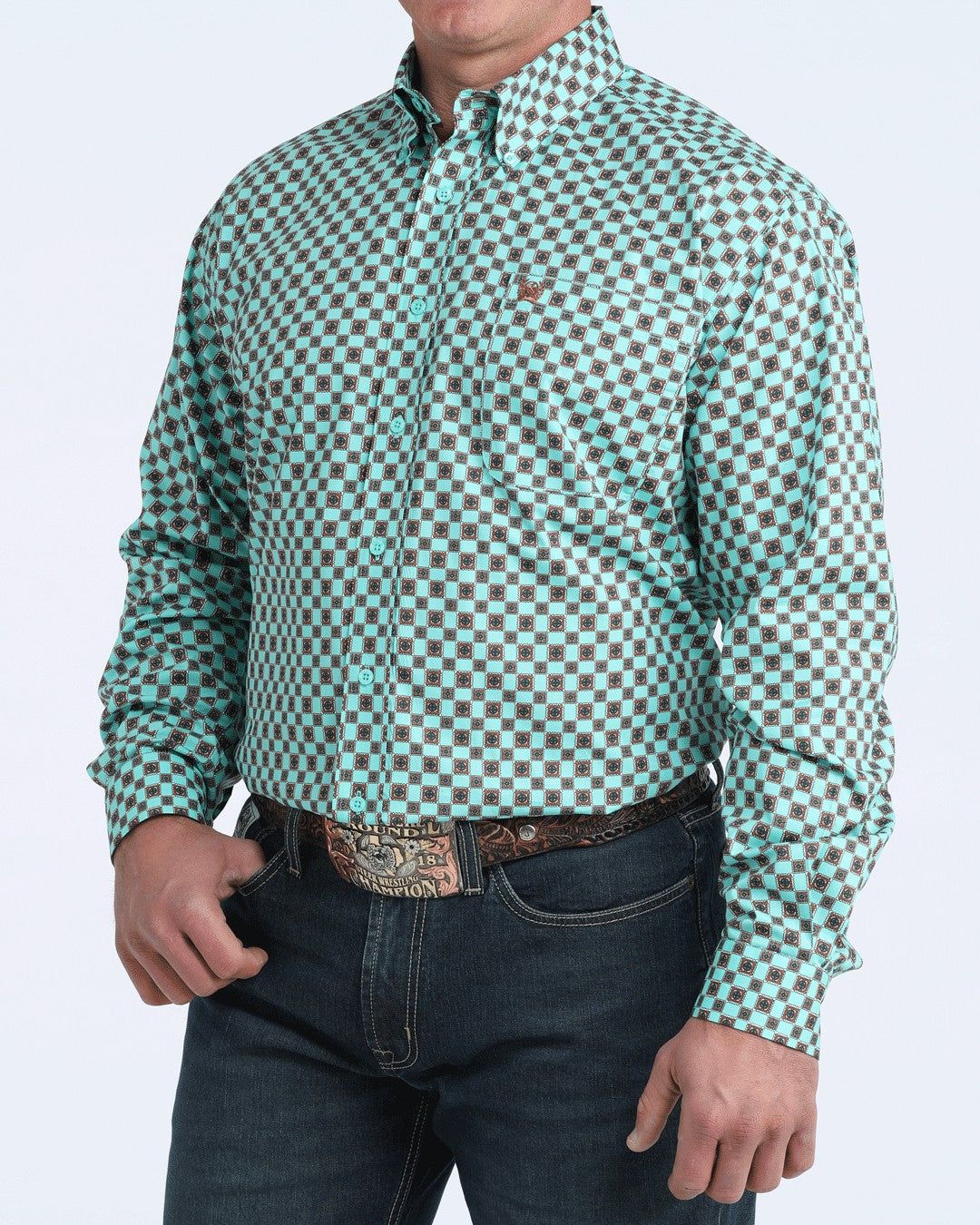 Cinch Stretch Classic Fit Button-Down Western Shirt