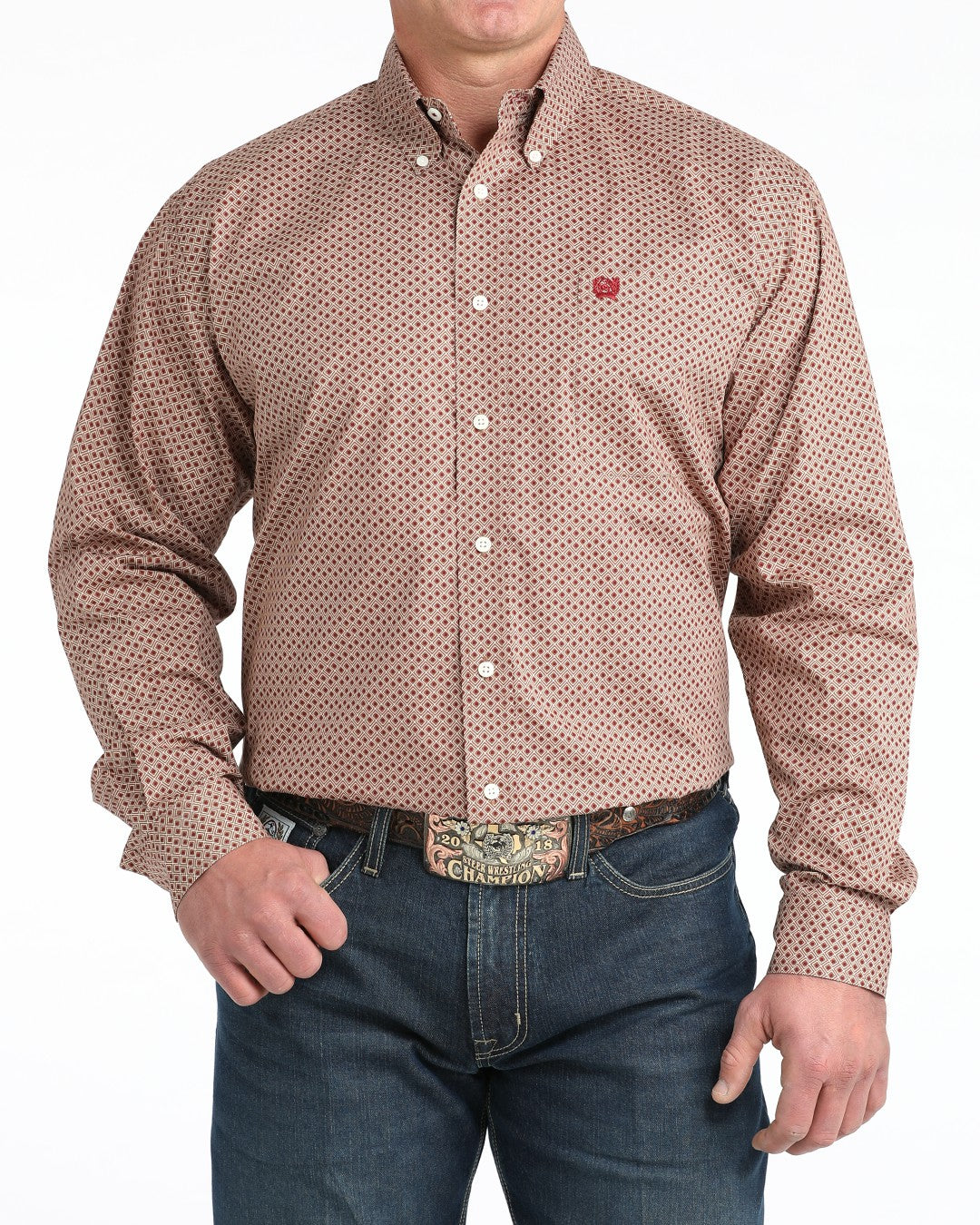 Cinch Stretch Classic Fit Button-Down Western Shirt
