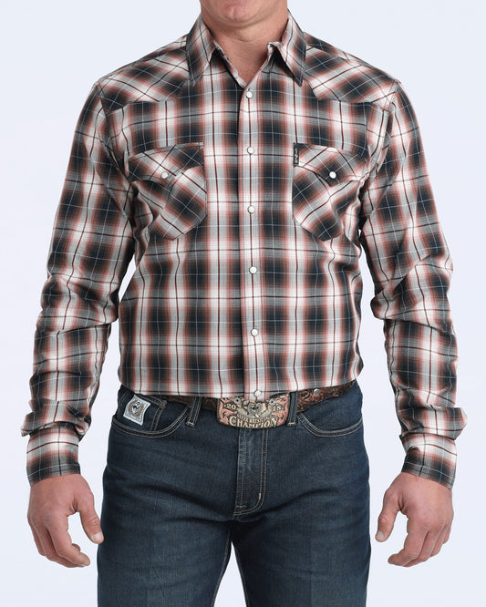 Cinch Men’s Modern Fit Snap Front Western Shirt