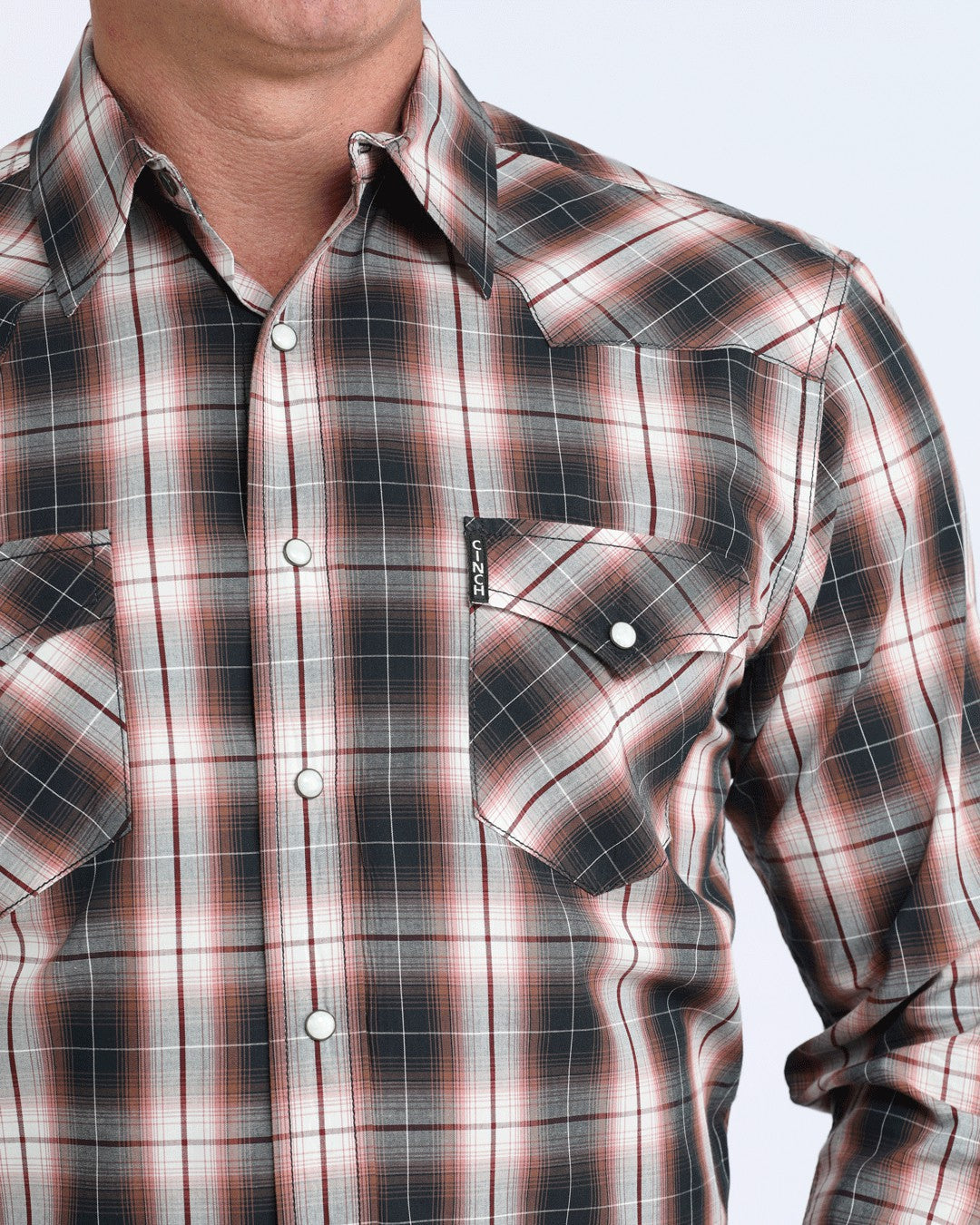 Cinch Men’s Modern Fit Snap Front Western Shirt
