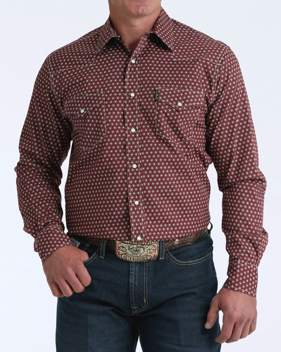 Cinch Men’s Modern Fit Snap Front Western Shirt