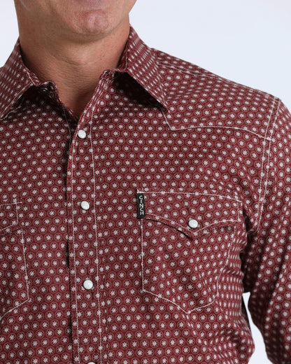 Cinch Men’s Modern Fit Snap Front Western Shirt