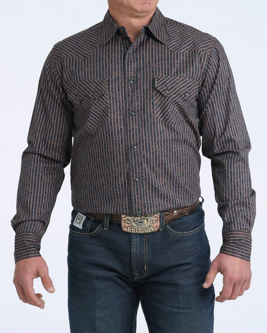 Cinch Men’s Modern Fit Snap Front Western Shirt