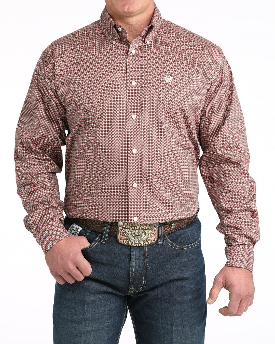 Cinch Stretch Classic Fit Button-Down Western Shirt