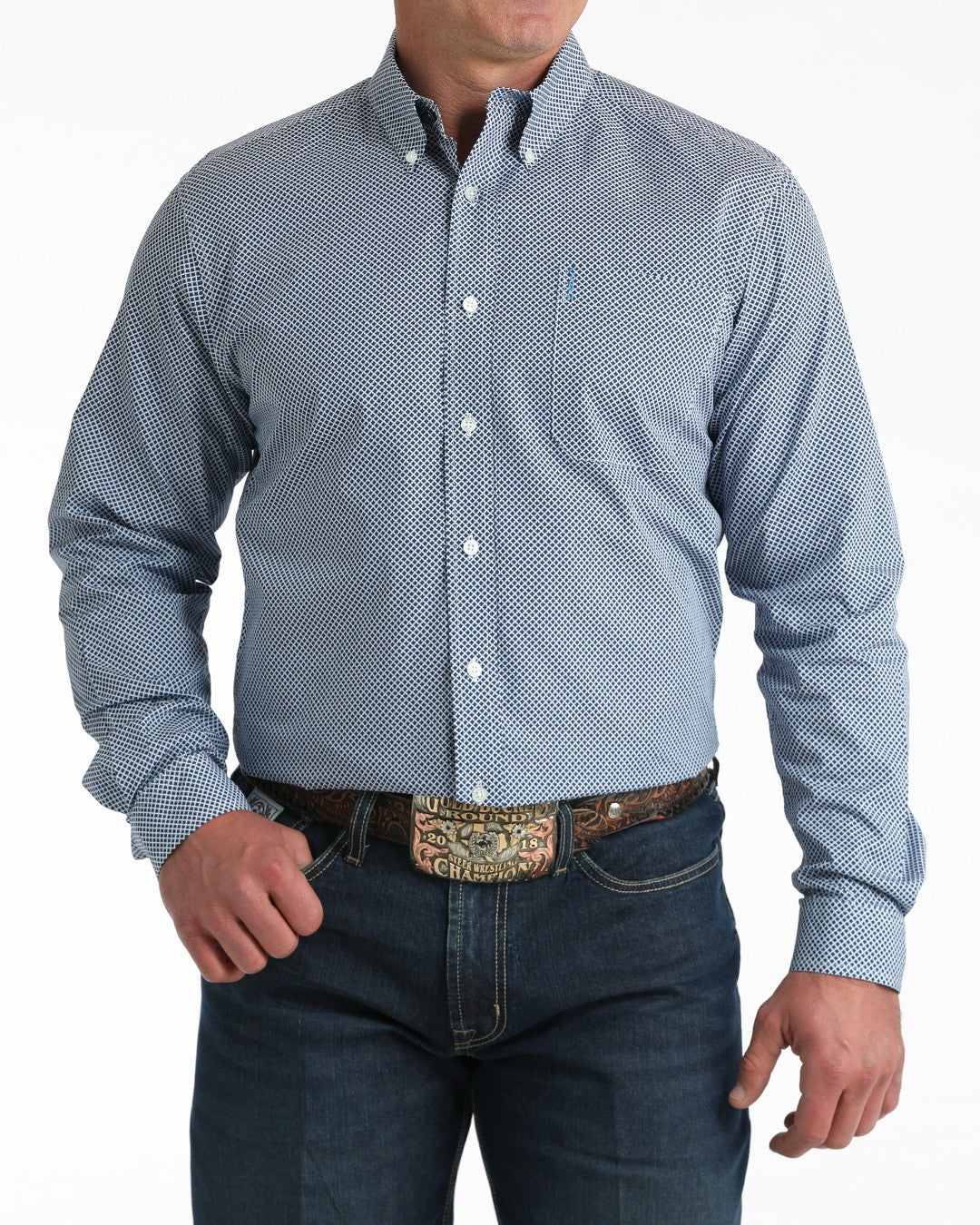 Cinch Men’s Modern Fit Button-Down Western Shirt