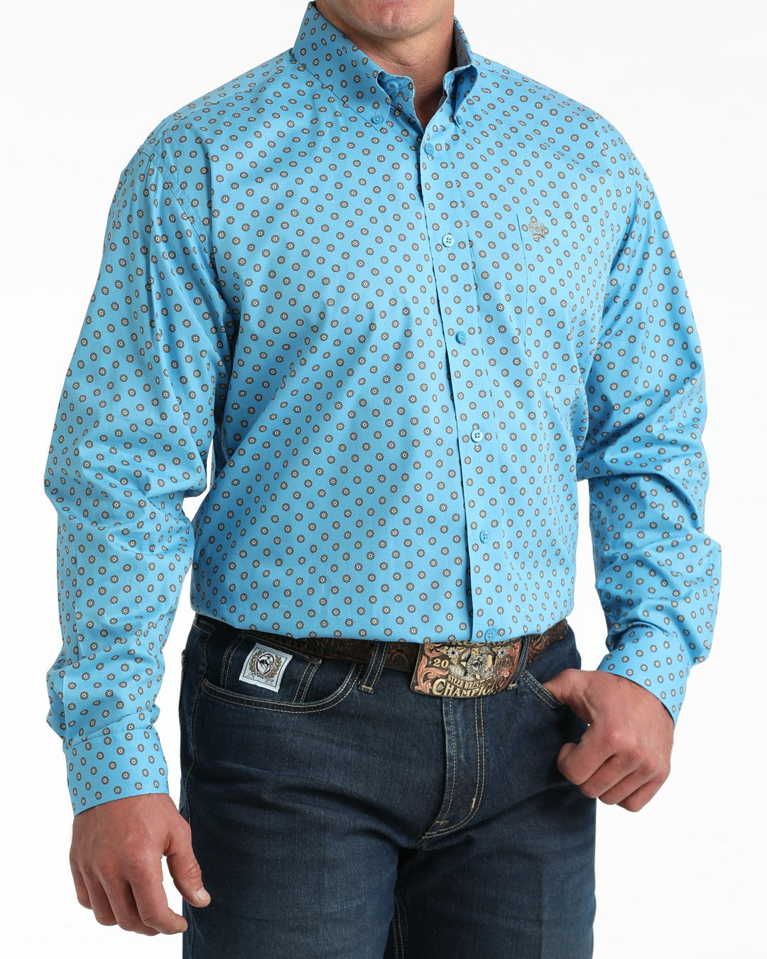 Cinch Stretch Classic Fit Button-Down Western Shirt