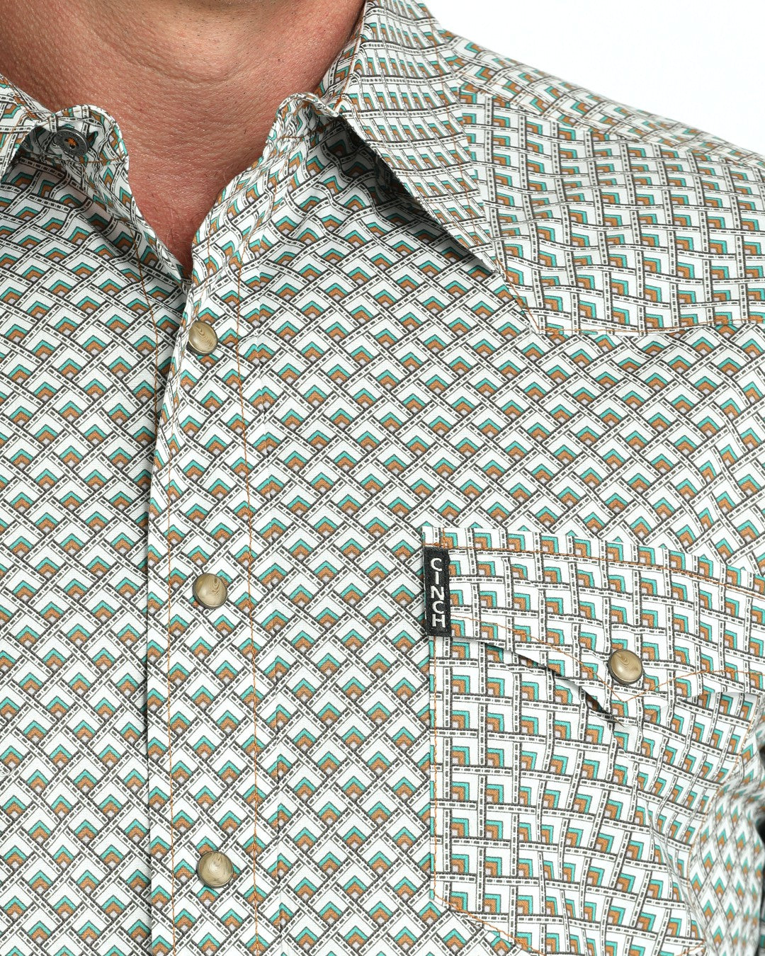 Cinch Men’s Modern Fit Snap Front Western Shirt