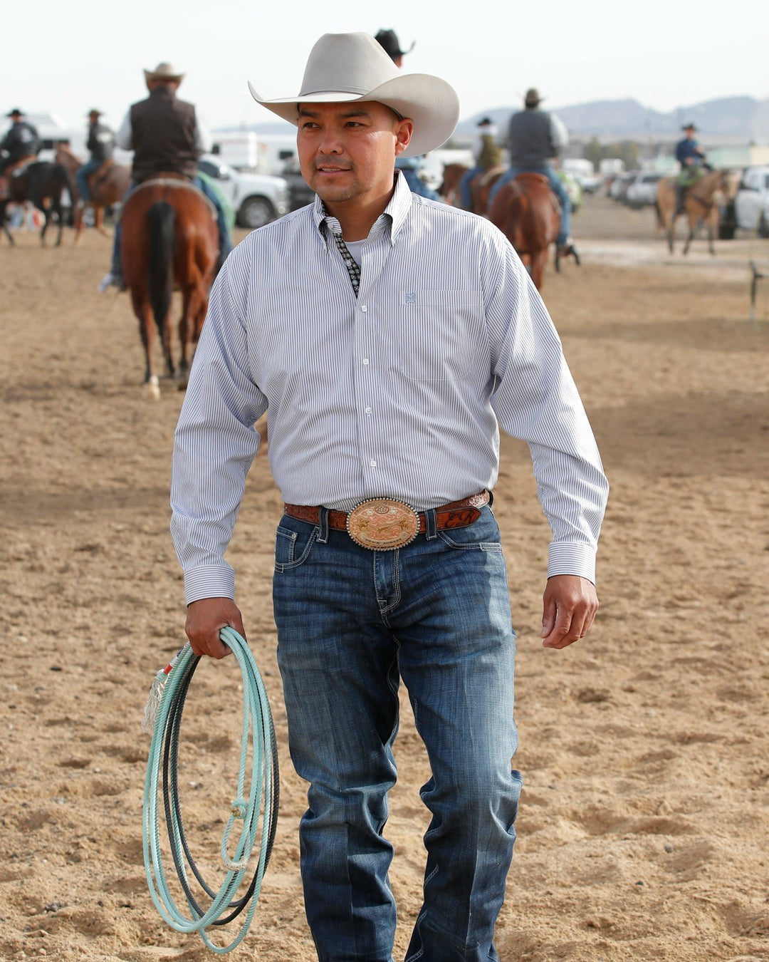 Cinch Men’s TENCEL™ Classic Fit Button-Down Western Shirt