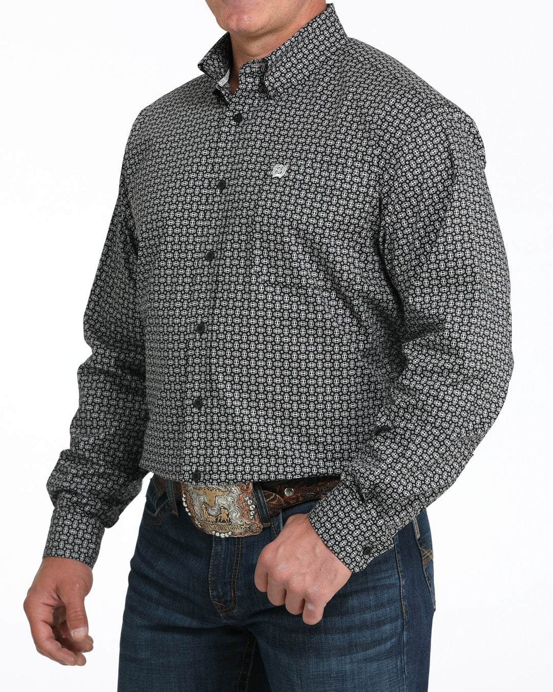 Cinch Stretch Classic Fit Button-Down Western Shirt