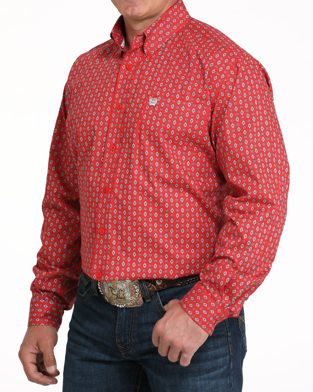 Cinch Stretch Classic Fit Button-Down Western Shirt