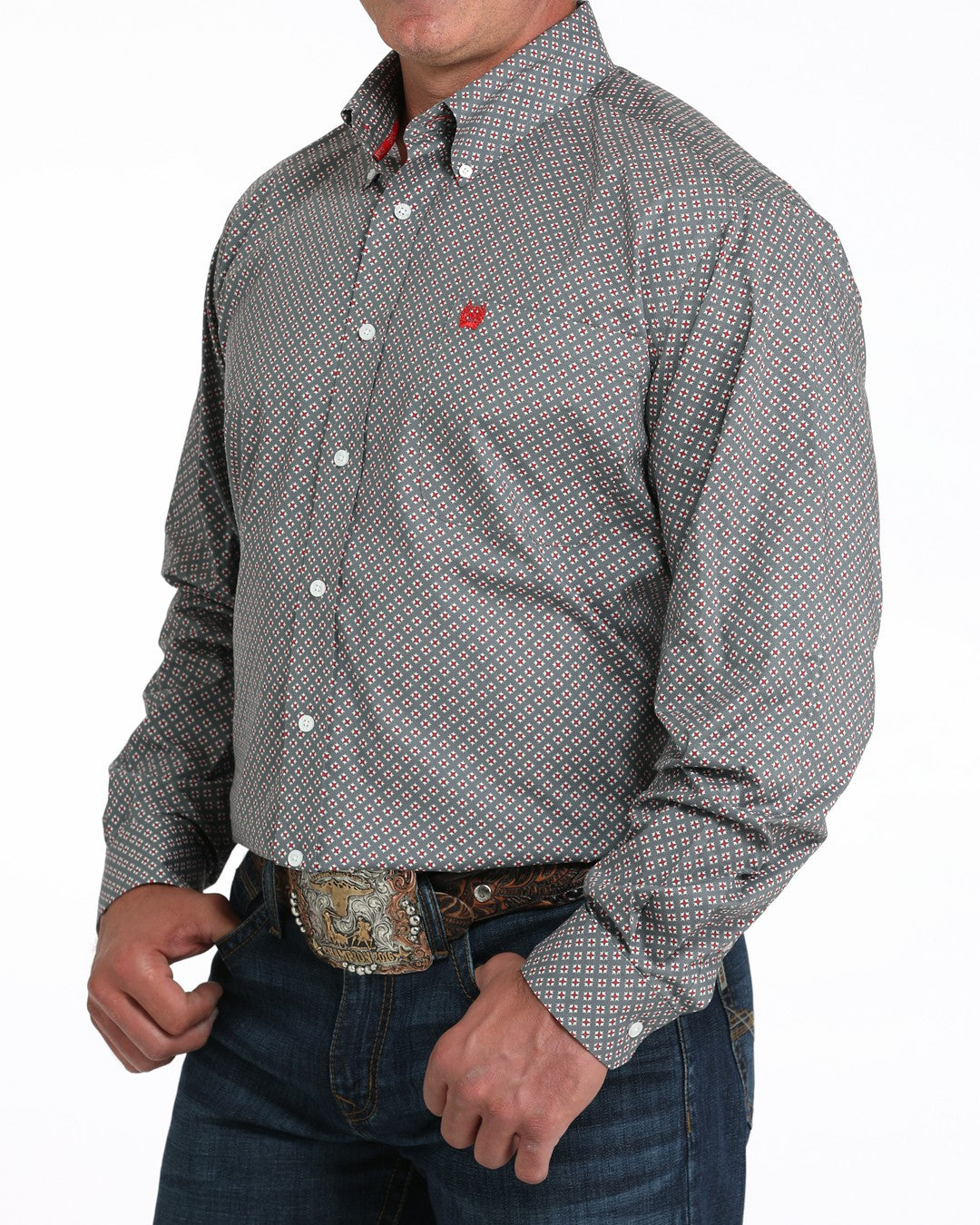 Cinch Stretch Classic Fit Button-Down Western Shirt