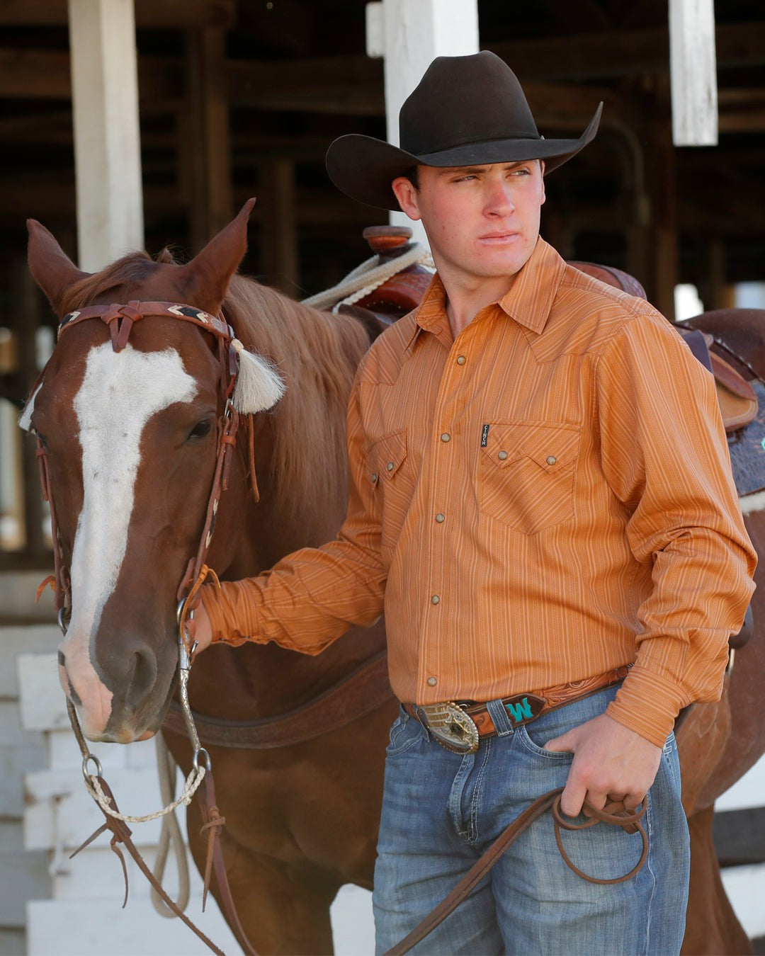 Cinch Men’s Modern Fit Snap Front Western Shirt