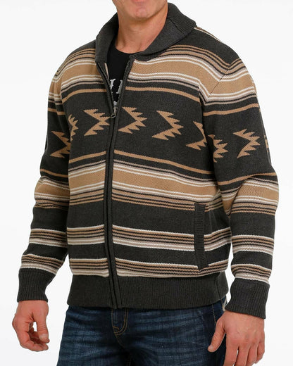 Cinch Full Zip Sweater