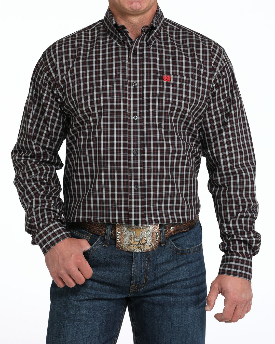 Cinch Stretch Classic Fit Button-Down Western Shirt