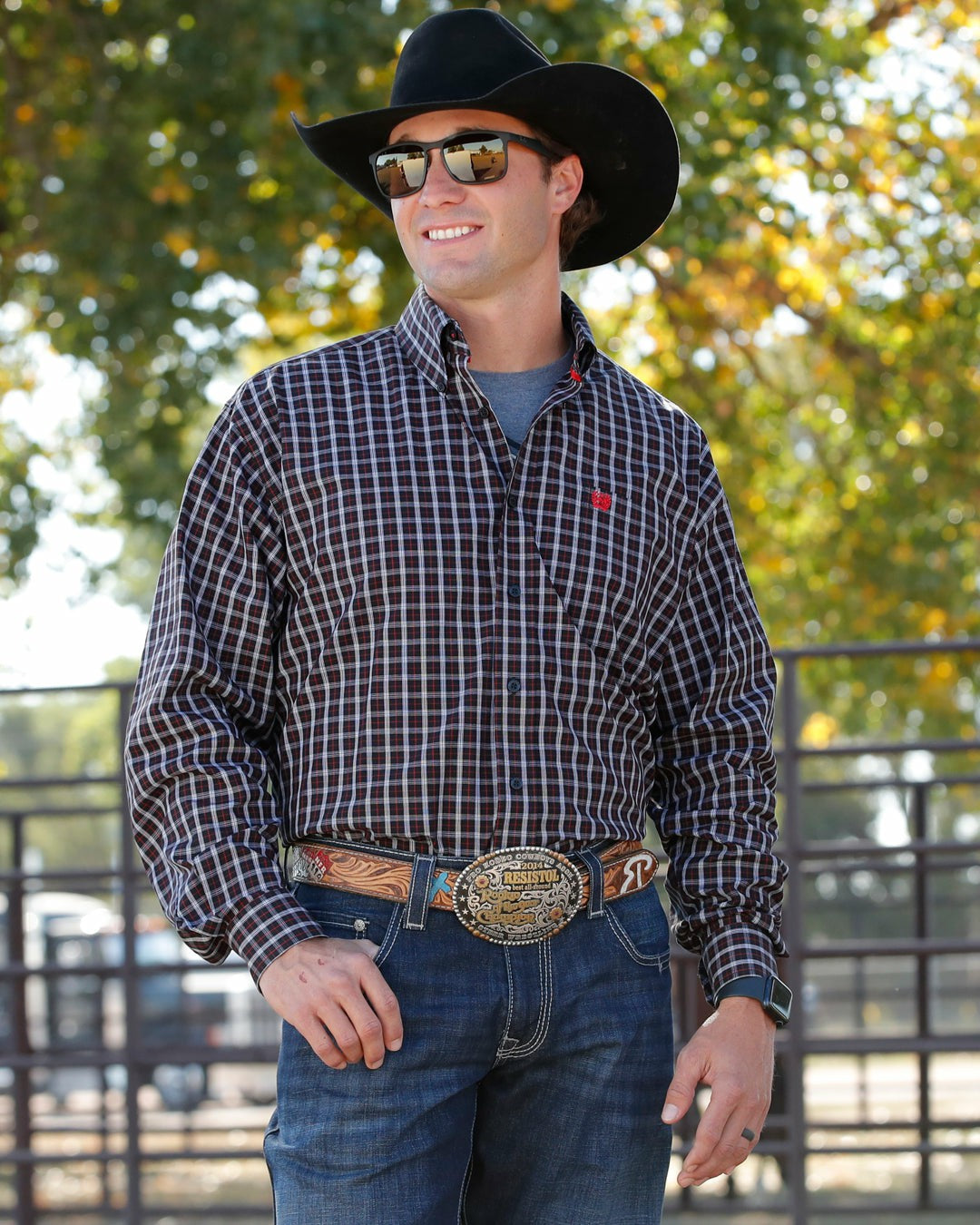 Cinch Stretch Classic Fit Button-Down Western Shirt