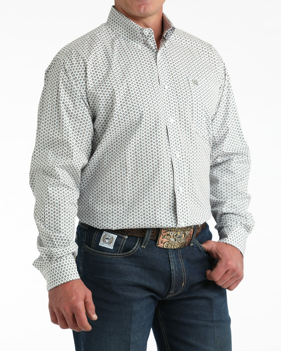 Cinch Stretch Classic Fit Button-Down Western Shirt