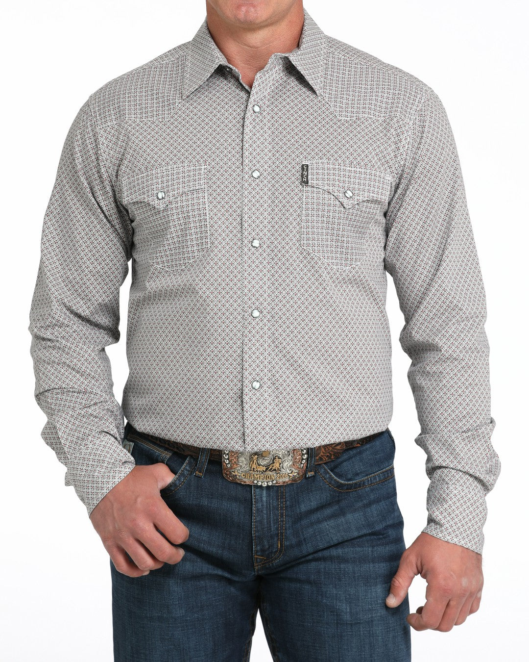 Cinch Men’s Modern Fit Snap Front Western Shirt