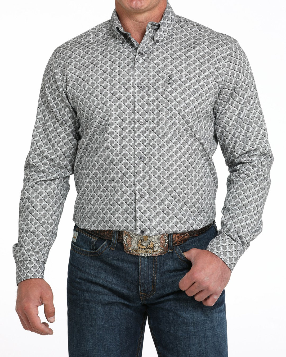 Cinch Men’s Modern Fit Button-Down Western Shirt