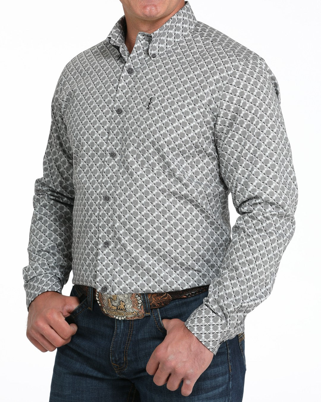 Cinch Men’s Modern Fit Button-Down Western Shirt