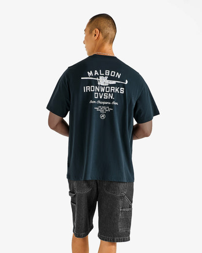 Vista Ironworks Tee - Blueberry Malbon Men