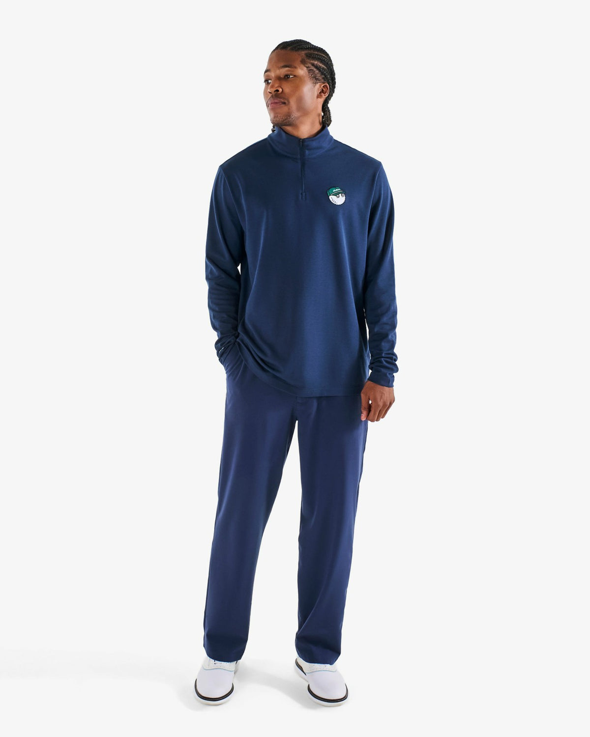 Flyer Mid Layer - Navy Malbon Men